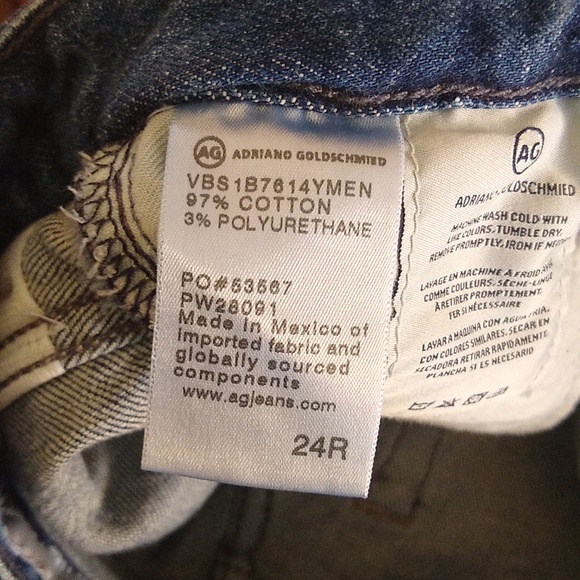 Adriano Goldschmied high rise vintage slim jeans size 24/360 contour - Picture 10 of 10